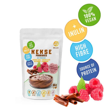 KEKSE Ovesná kaše Čokoláda+Malina 55g