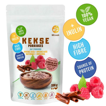 KEKSE Ovesná kaše Čokoláda+Malina 330g