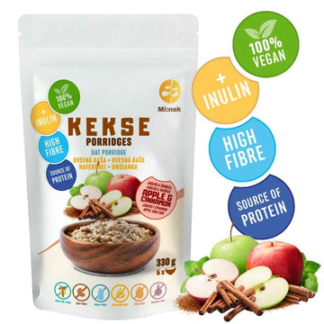 KEKSE Ovesná kaše Jablko+Skořice 330g