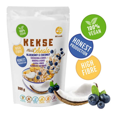 KEKSE Müsli Borůvka+Kokos 300g