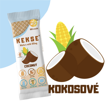 KEKSE Kokosové oplatky