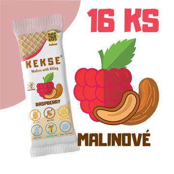 KEKSE Malinové oplatky 16 ks