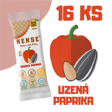 KEKSE Oplatky s uzenou paprikou 16 ks