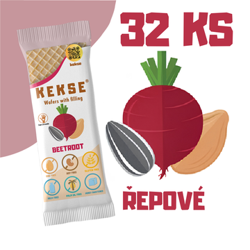 KEKSE Oplatky s červenou řepou 32 ks