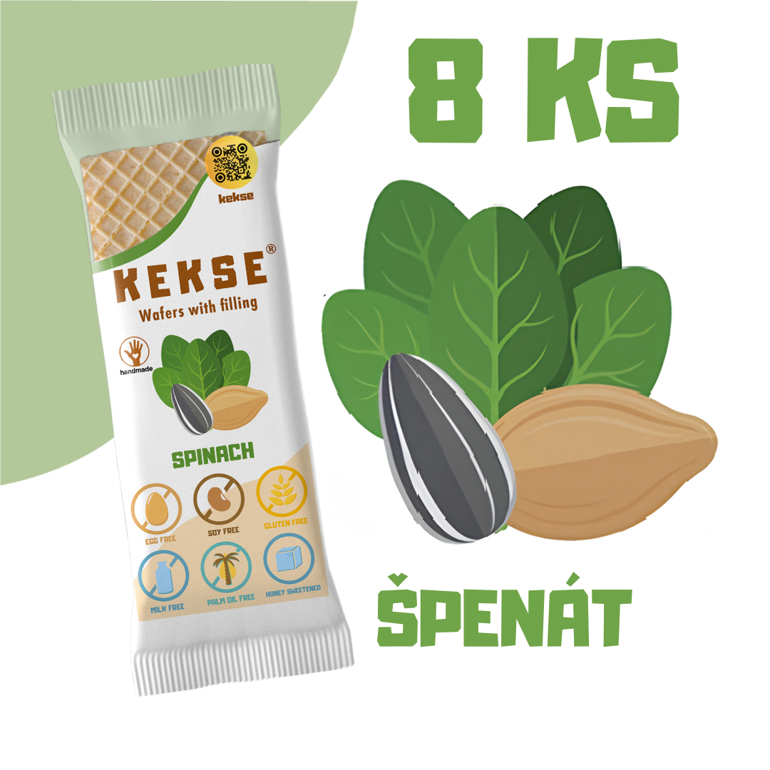 KEKSE Špenátové oplatky 8 ks