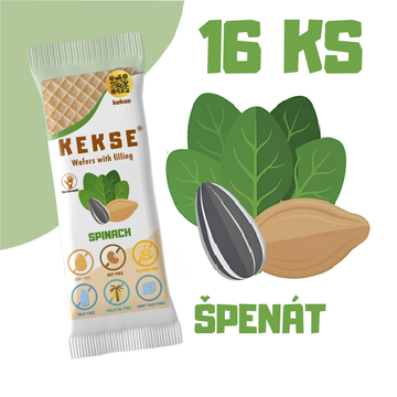 KEKSE Špenátové oplatky 16 ks