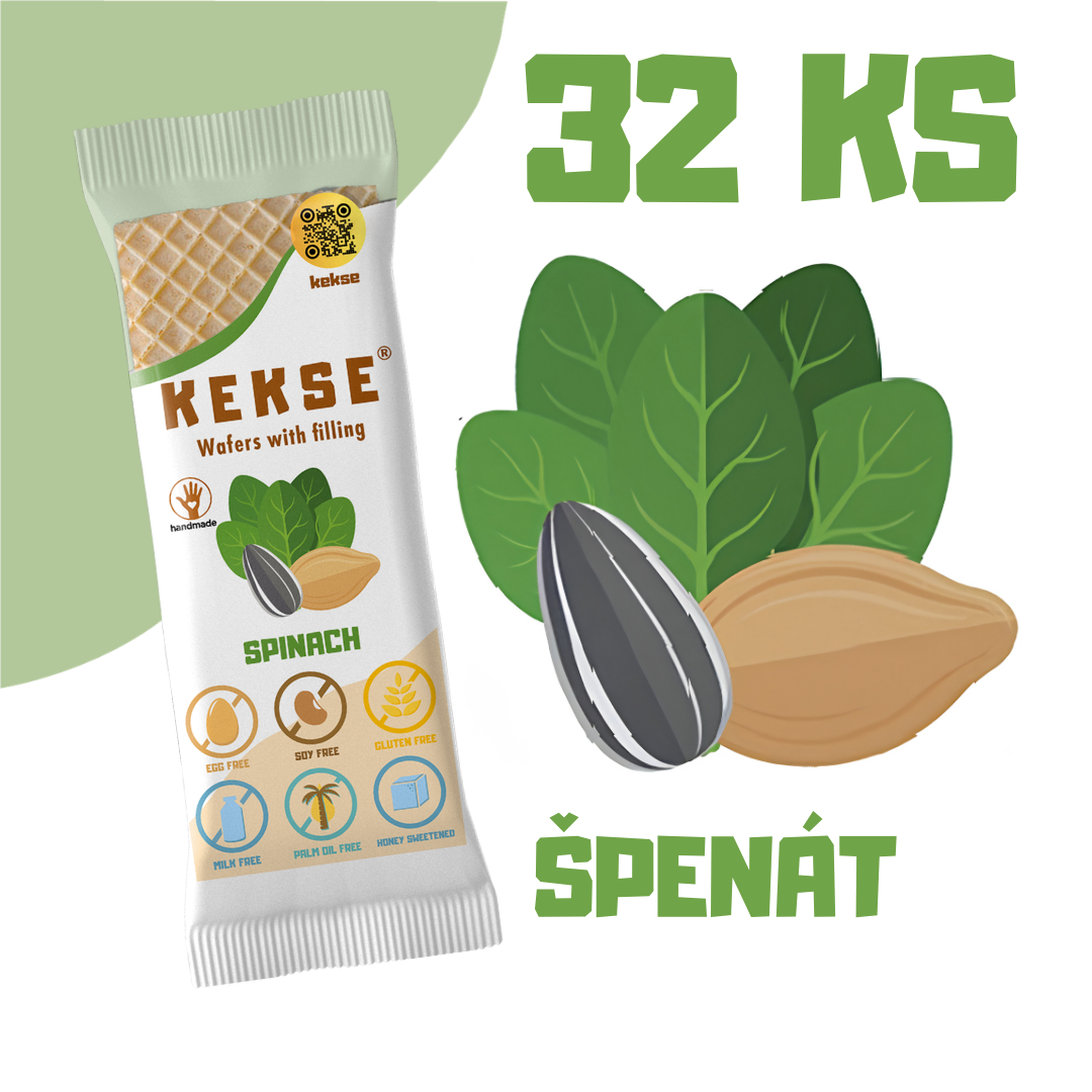 KEKSE Špenátové oplatky 32 ks