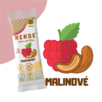 KEKSE Malinové oplatky