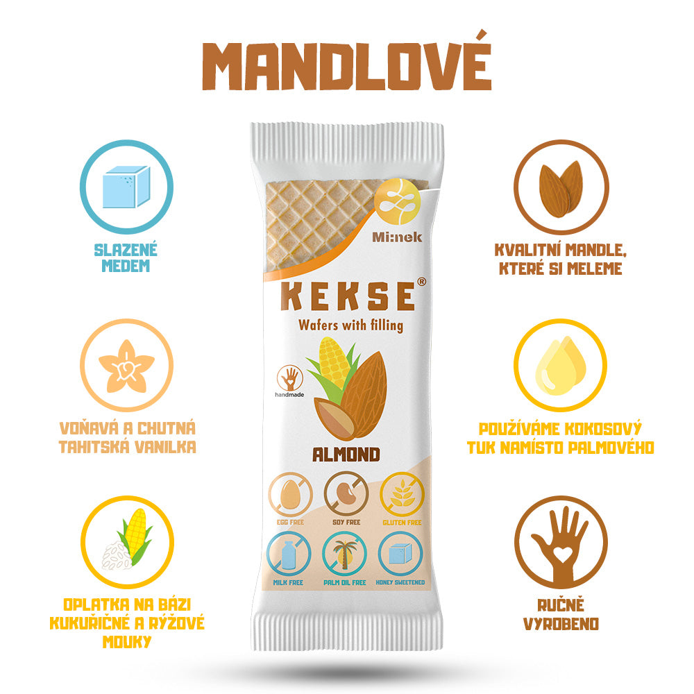 KEKSE Mandlové oplatky