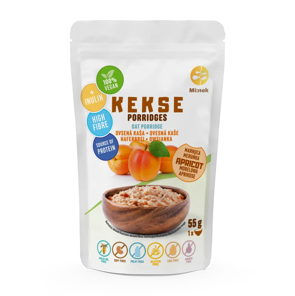 KEKSE Ovesná kaše Meruňka 55g