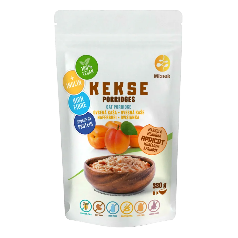 KEKSE Ovesná kaše Meruňka 330g