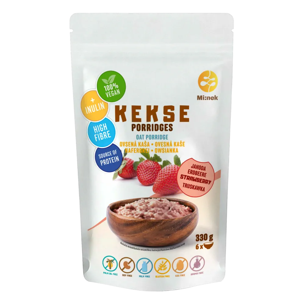 KEKSE Ovesná kaše Jahoda 330g