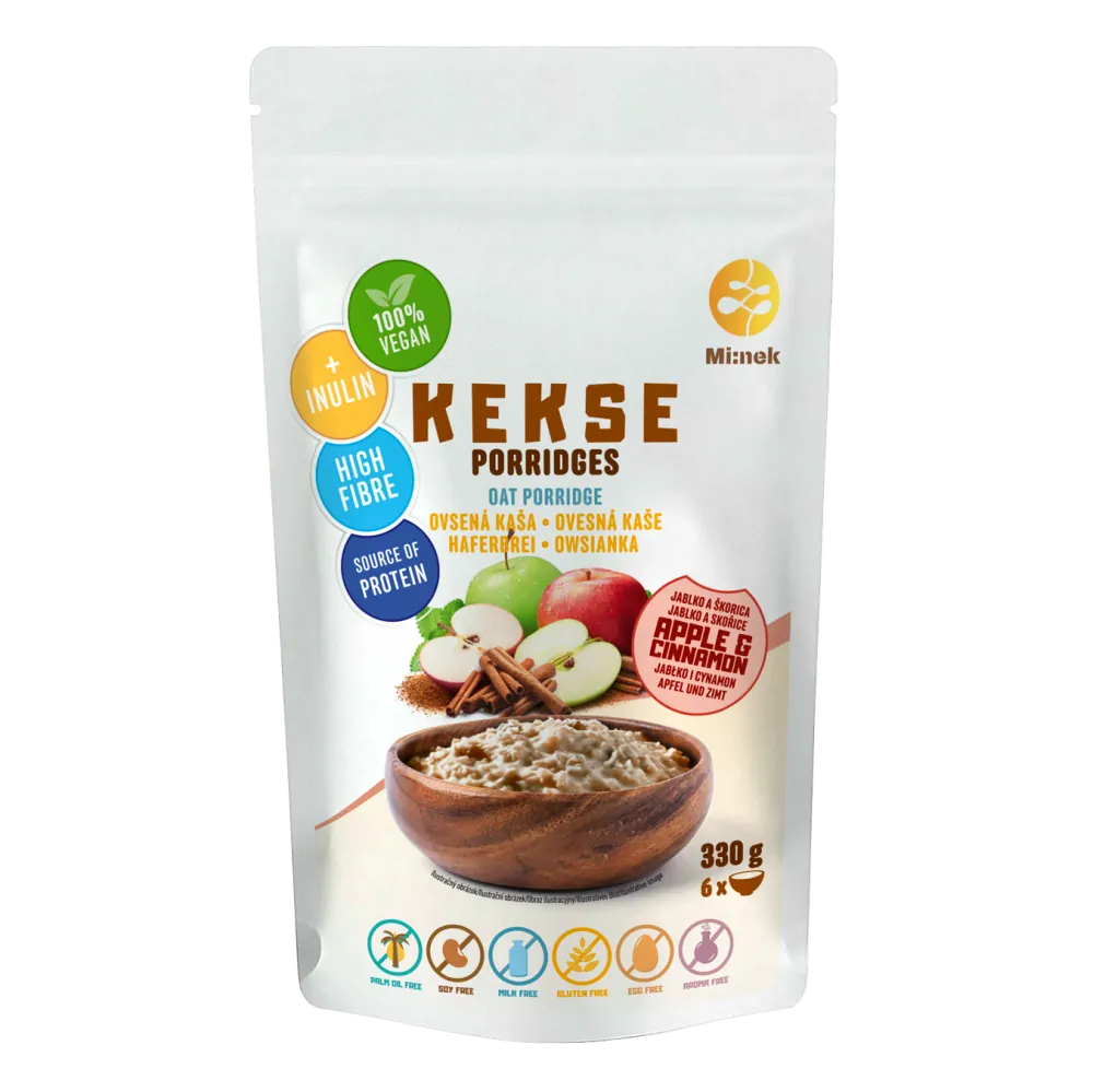 KEKSE Ovesná kaše Jablko+Skořice 330g