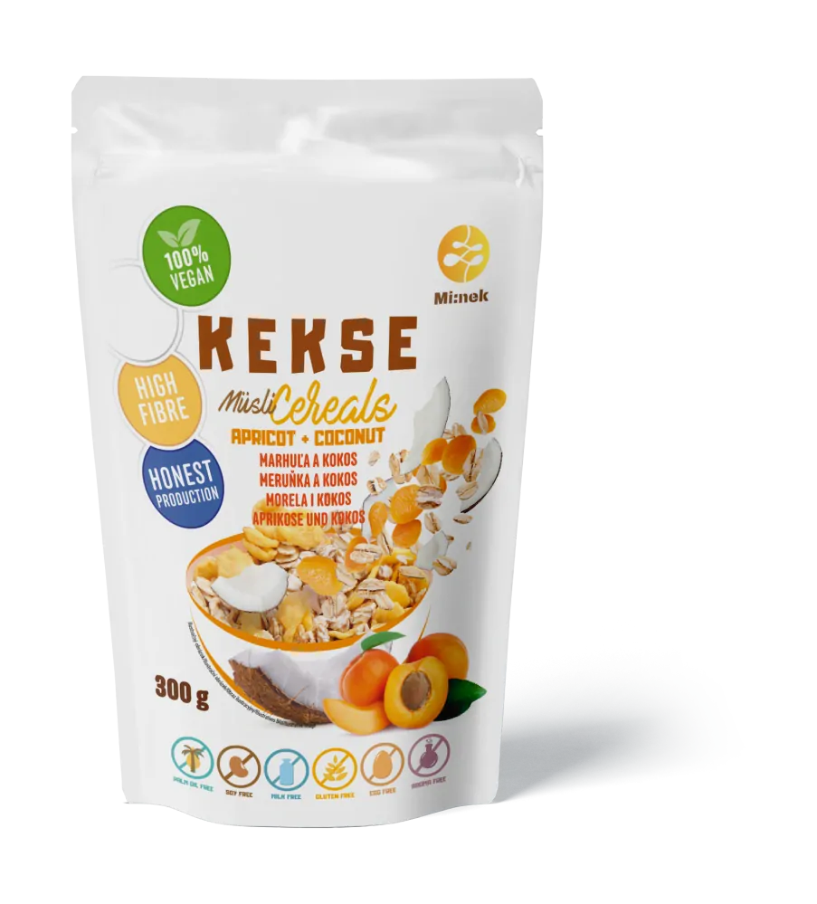 KEKSE Müsli Meruňka+Kokos 300g