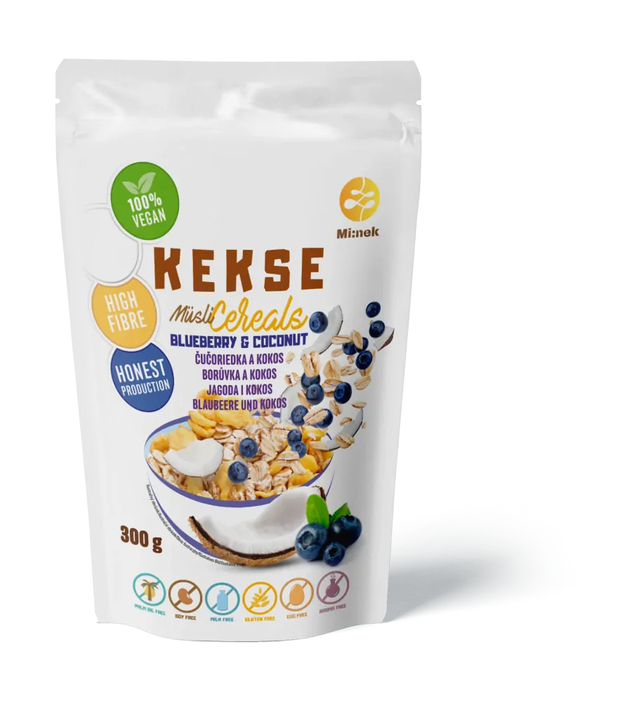 KEKSE Müsli Borůvka+Kokos 300g